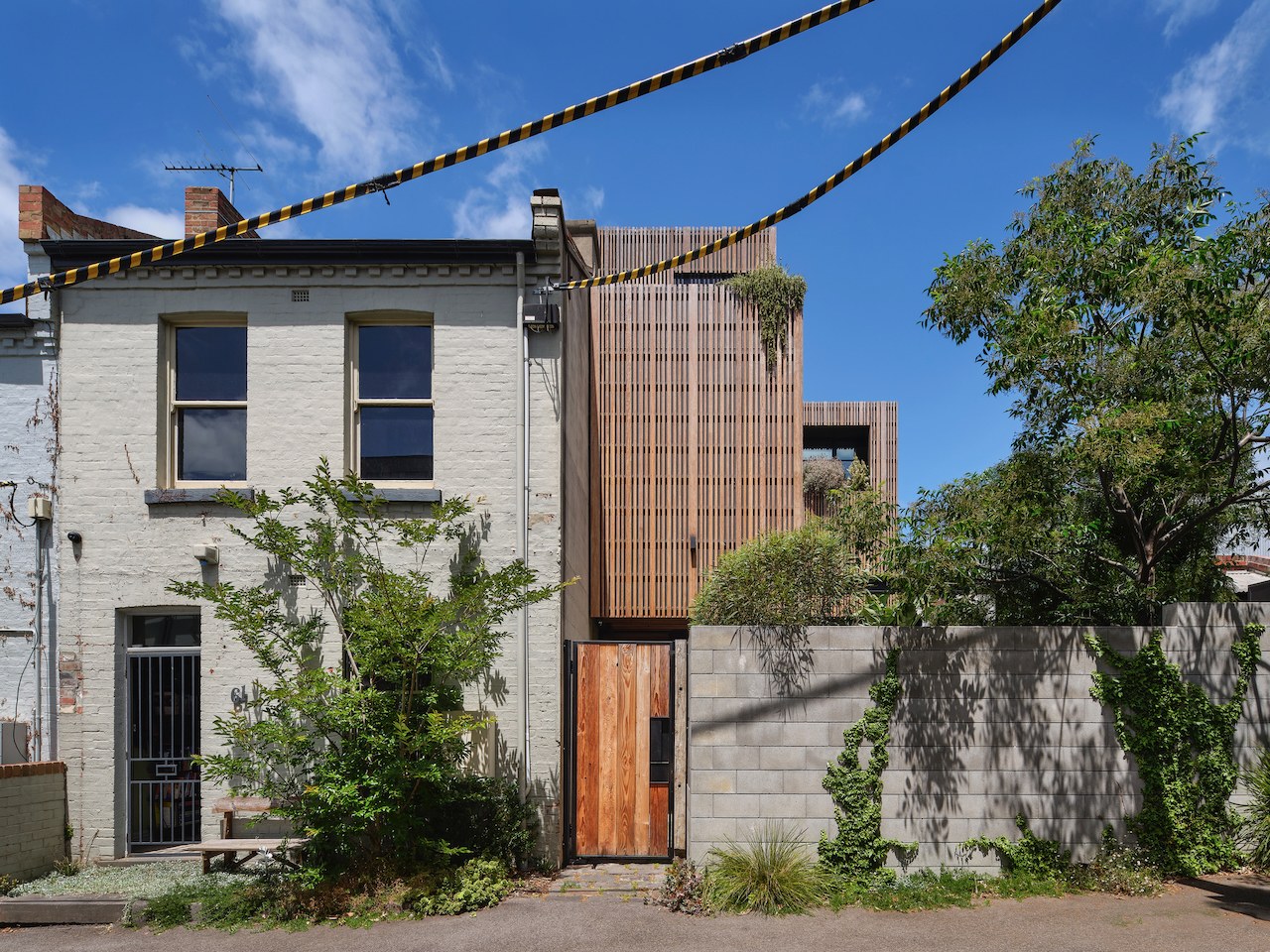 Lanes End heritage terrace frontage before the addition