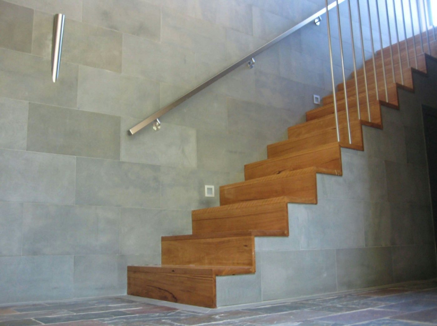 Soldiers Hill Mews internal timber stair